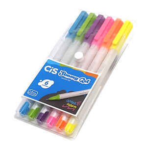 Caneta Jimmy Gel Neon - 6 Cores